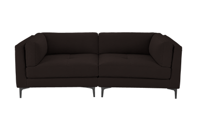 Oli Modular Small Sofa in Dante Ebony