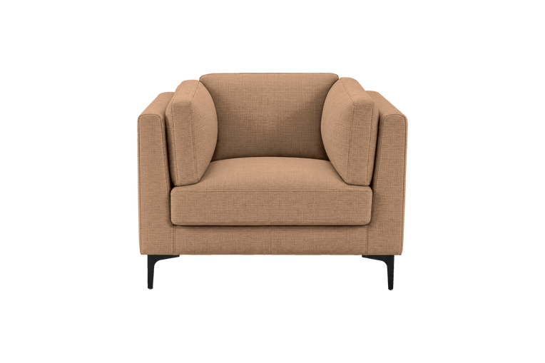 Oli Plus Armchair in Roni Biscotti