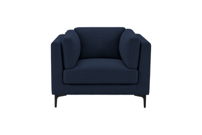 Oli Plus Armchair in Roni Ember Blue
