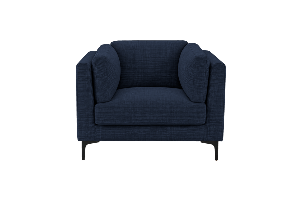 Oli Plus Armchair in Roni Ember Blue