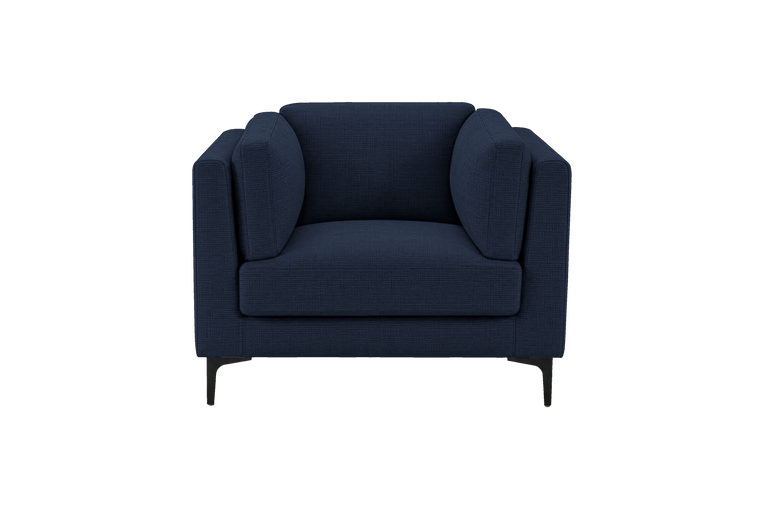 Oli Plus Armchair in Roni Ember Blue
