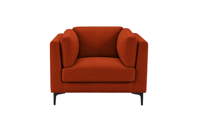 Oli Plus Armchair in Roni Poppy