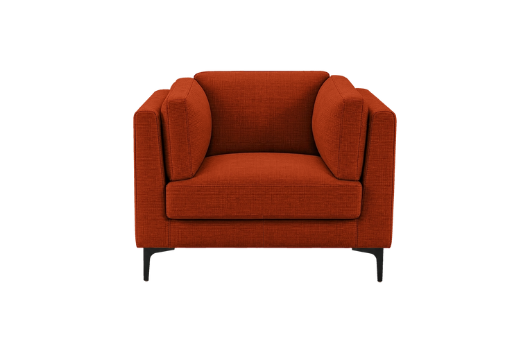 Oli Plus Armchair in Roni Poppy
