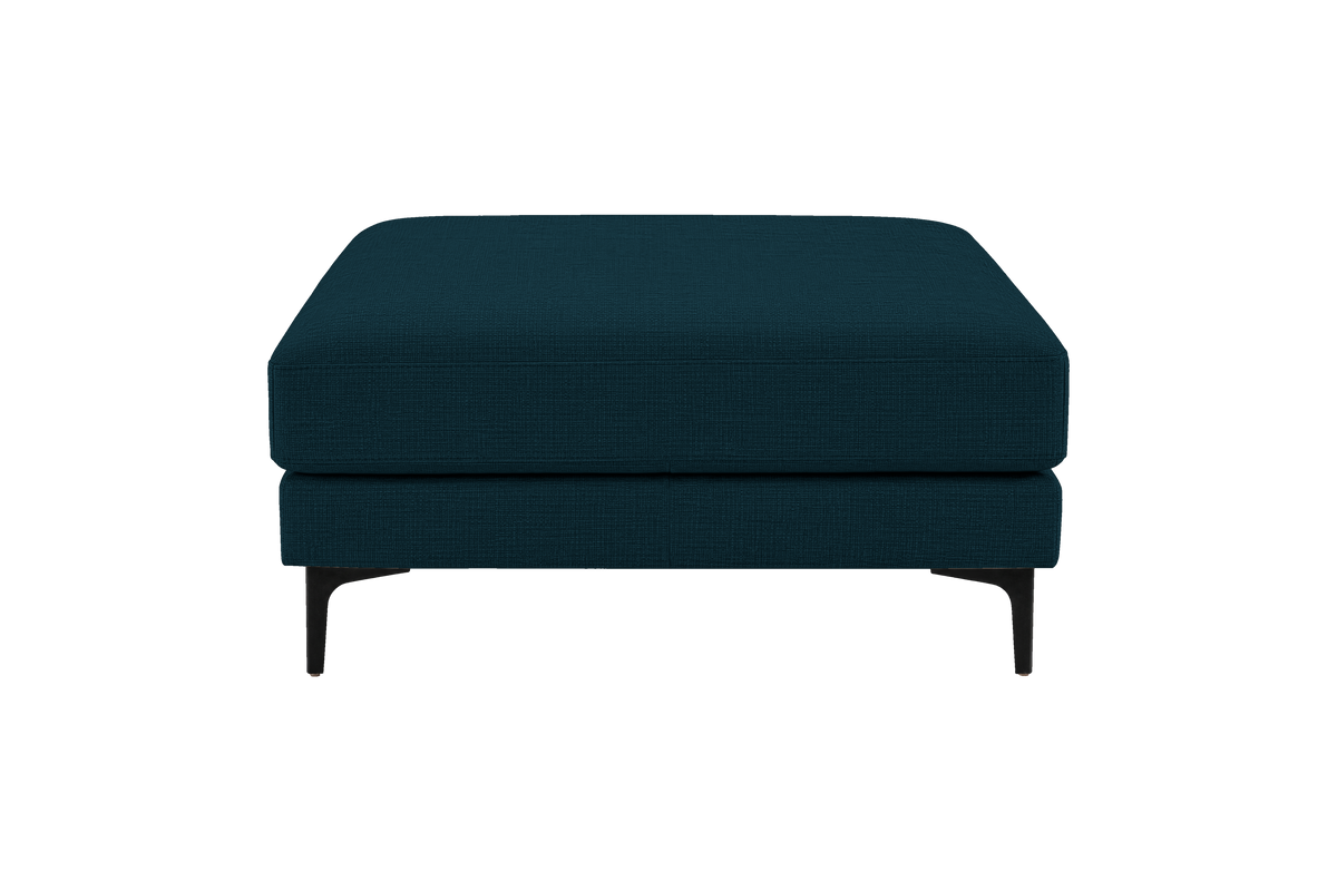 Oli Plus Footstool in Roni Deep Lake