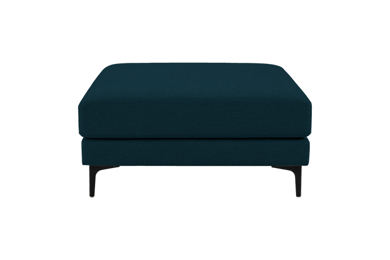 Oli Plus Footstool in Roni Deep Lake