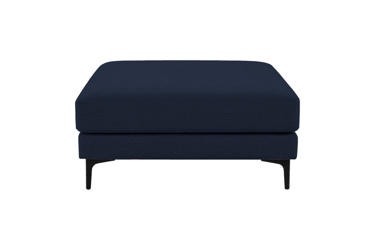 Oli Plus Footstool in Roni Ember Blue