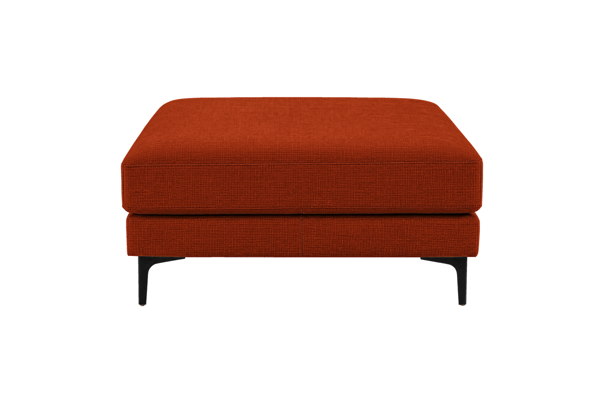Oli Plus Footstool in Roni Poppy