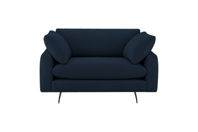 Oliver Cuddle Chair in Dante Aqua
