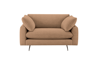 Oliver Cuddle Chair in Roni Biscotti