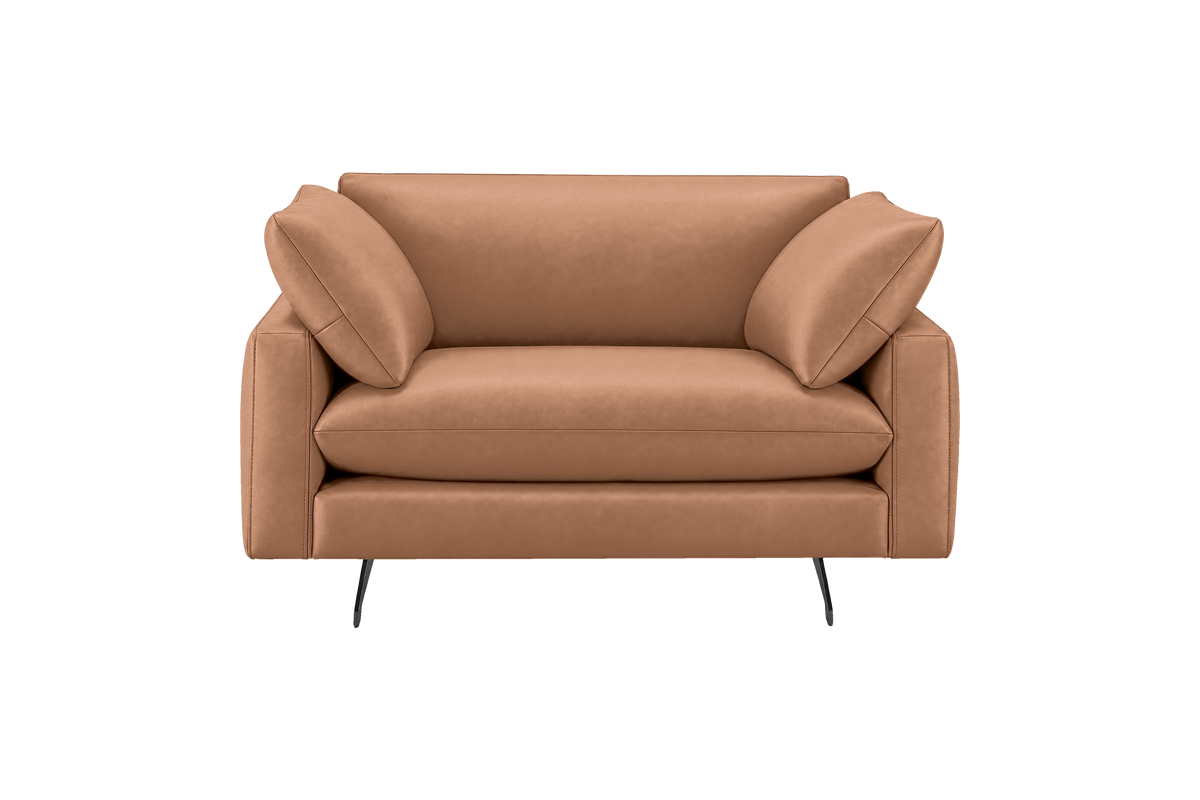 Oliver Cuddle Chair in Momo Camel