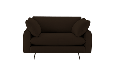 Oliver Cuddle Chair in Marfa Charcoal