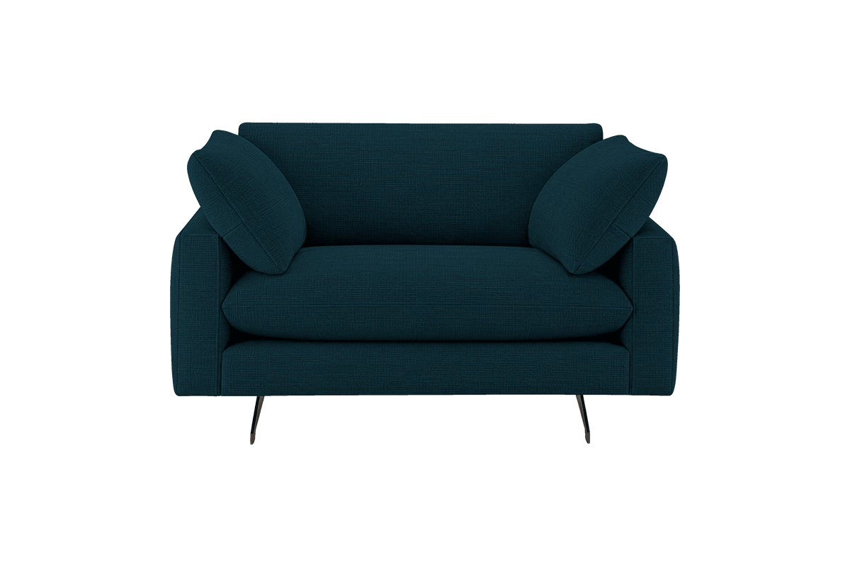 Oliver Cuddle Chair in Roni Deep Lake