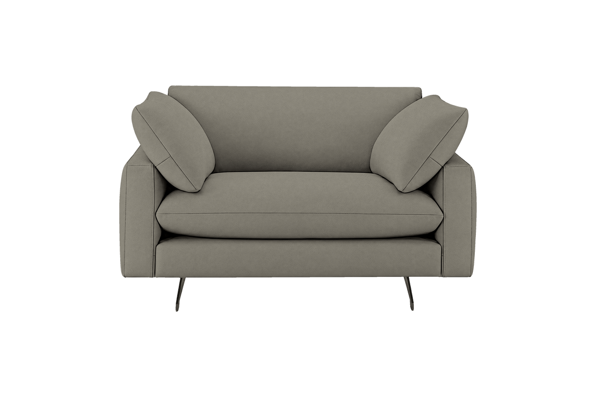 Oliver Cuddle Chair in Felix Glace