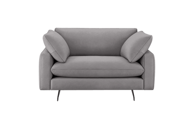 Oliver Cuddle Chair in Dante Meteor