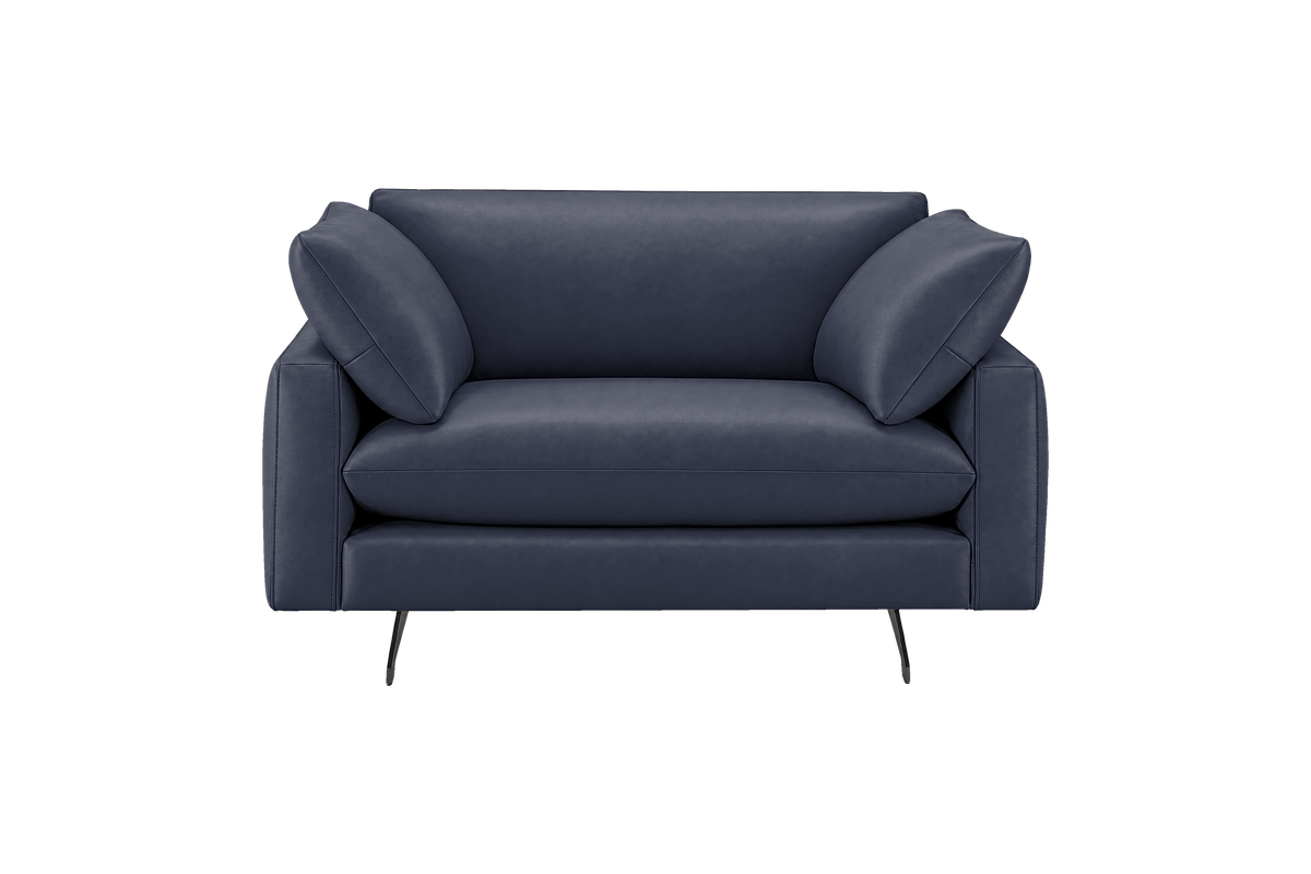 Oliver Cuddle Chair in Momo Midnight