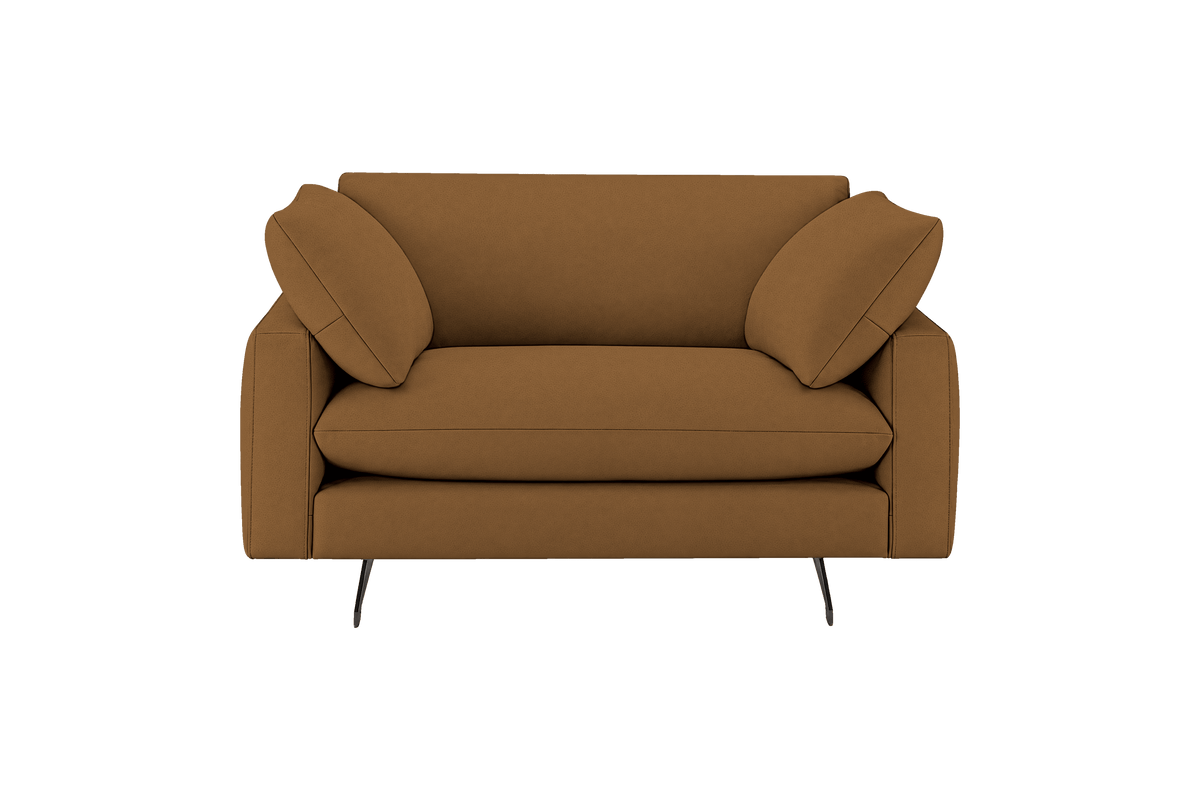 Oliver Cuddle Chair in Felix Pisco