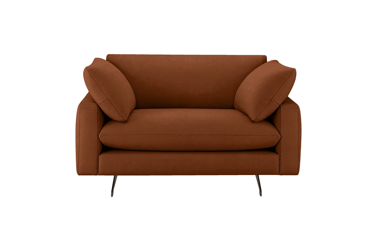 Oliver Cuddle Chair in Marfa Pluto