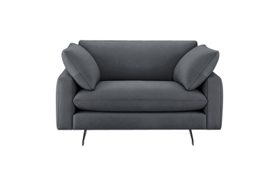 Oliver Cuddle Chair in Dante Shark