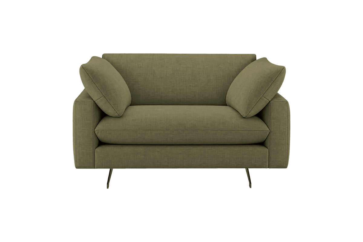 Oliver Cuddle Chair in Mosquito Sycamore