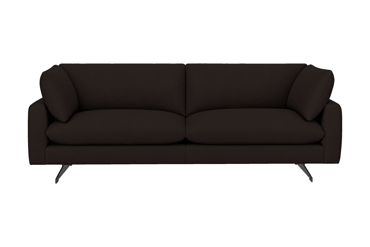 Oliver Large Sofa in Dante Ebony