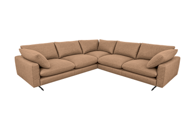 Oliver Sectional in Roni Biscotti