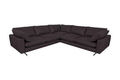 Oliver Sectional in Dante Charcoal