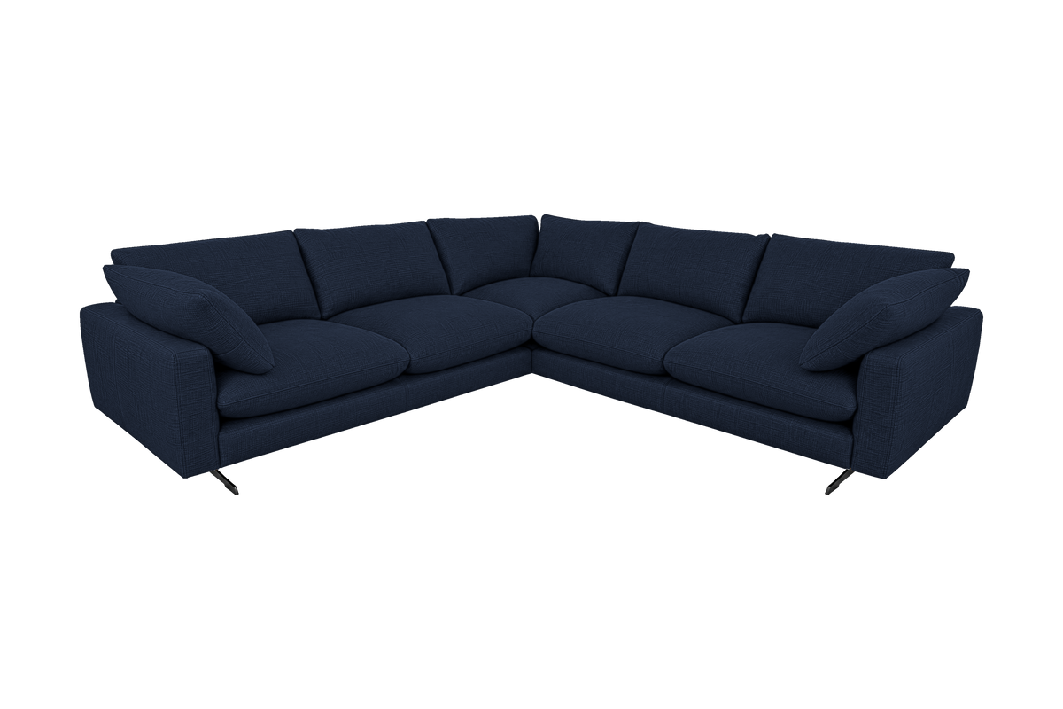 Oliver Sectional in Roni Ember Blue