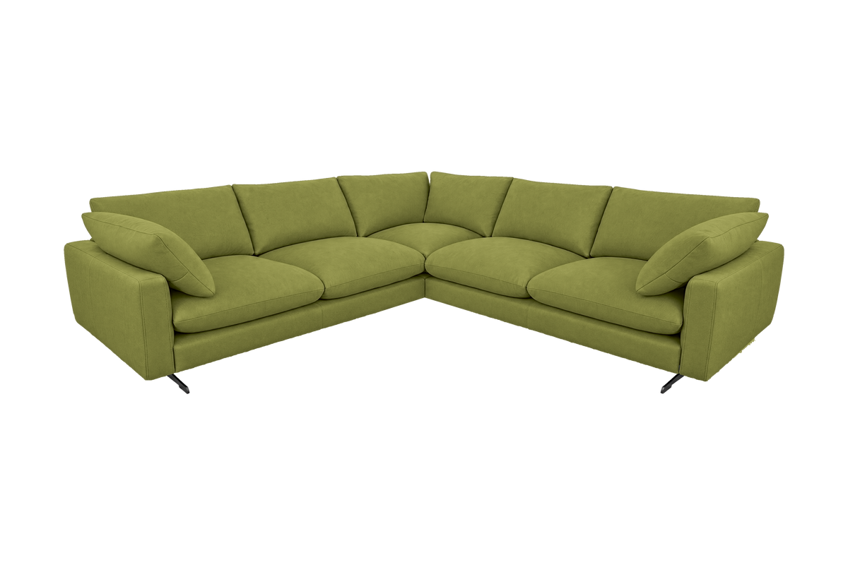 Oliver Sectional in Fresco Key Lime