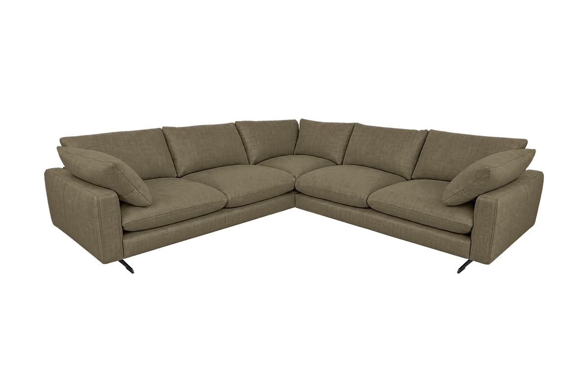 Oliver Sectional in Mosquito Malibu