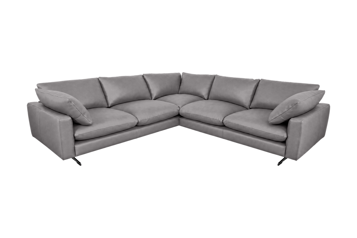 Oliver Sectional in Dante Meteor