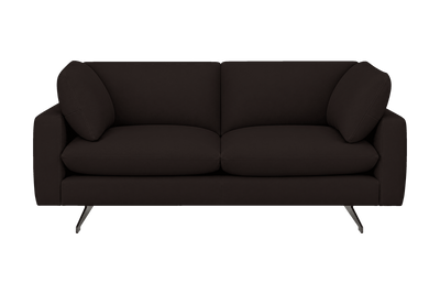 Oliver Small Sofa in Dante Ebony