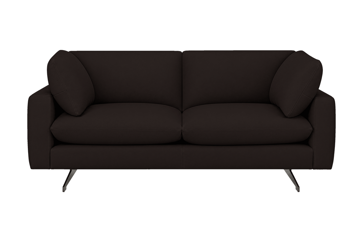 Oliver Small Sofa in Dante Ebony