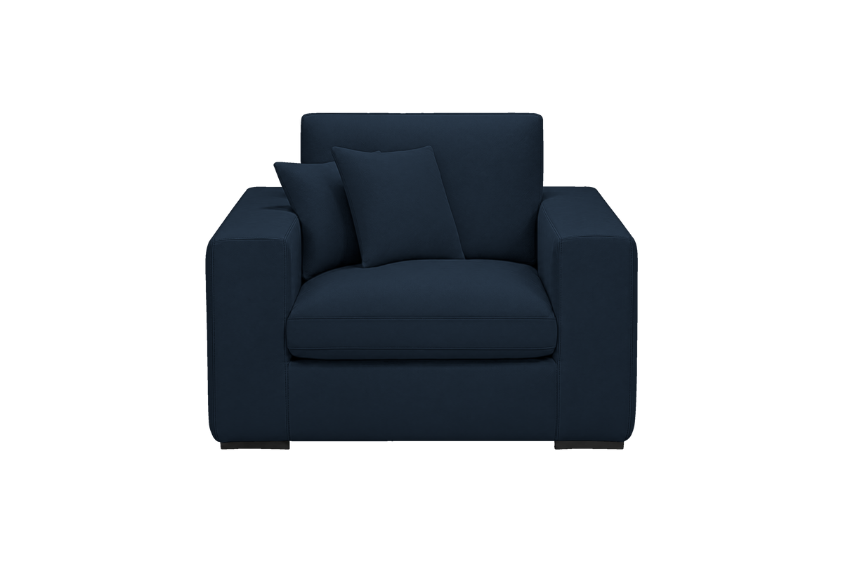 Rhodes Armchair in Dante Aqua