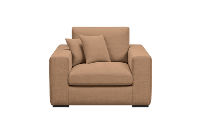Rhodes Armchair in Roni Biscotti