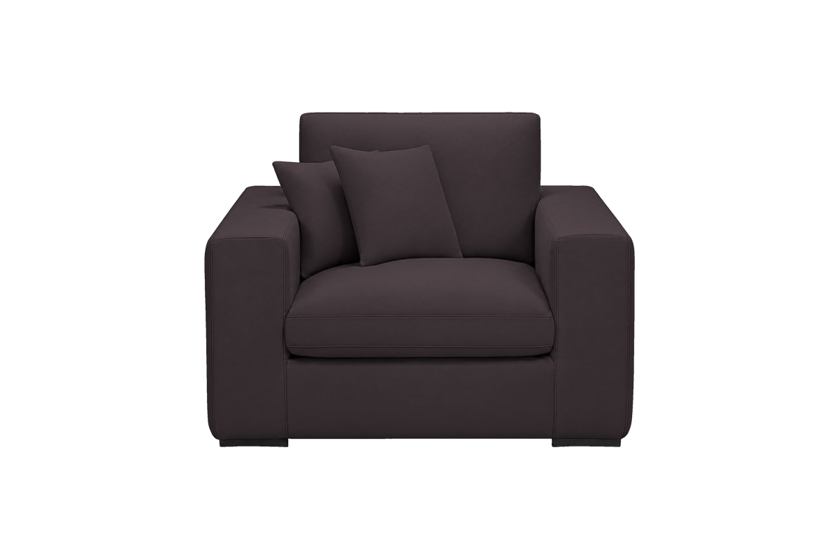 Rhodes Armchair in Dante Charcoal