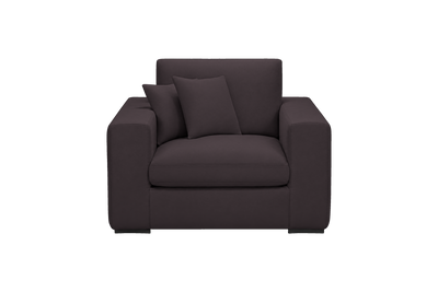 Rhodes Armchair in Dante Charcoal