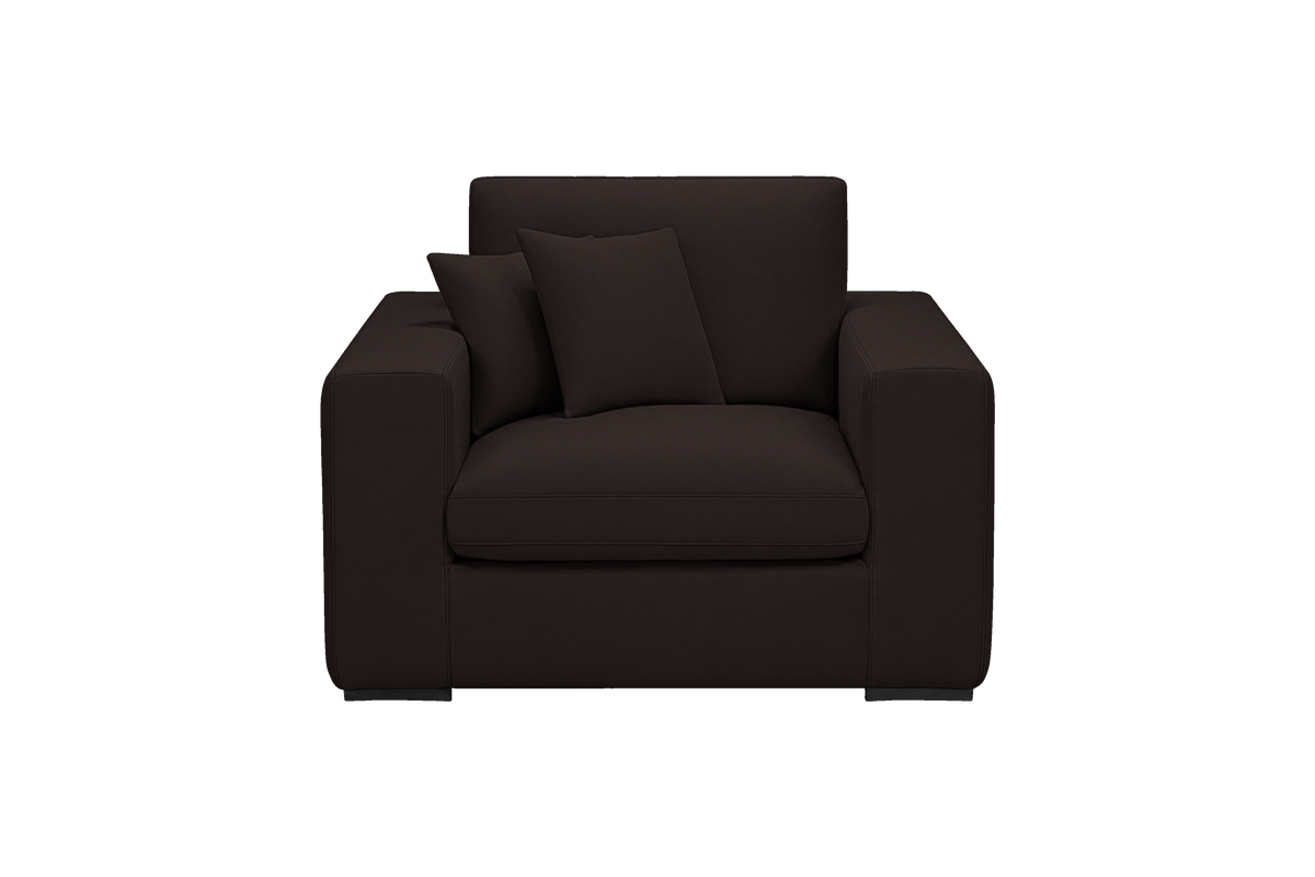 Rhodes Armchair in Dante Ebony
