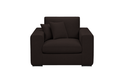 Rhodes Armchair in Dante Ebony