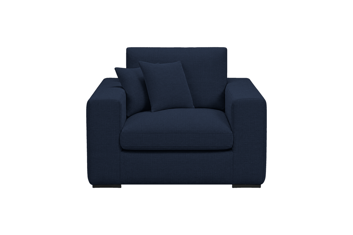 Rhodes Armchair in Roni Ember Blue
