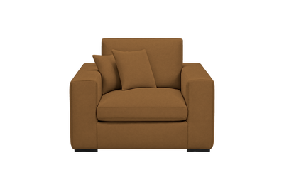 Rhodes Armchair in Felix Pisco