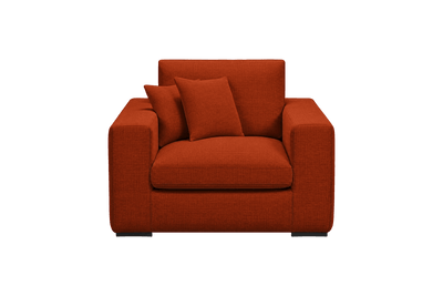 Rhodes Armchair in Roni Poppy