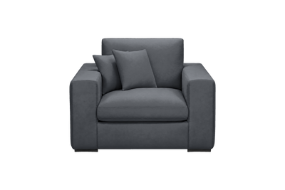 Rhodes Armchair in Dante Shark