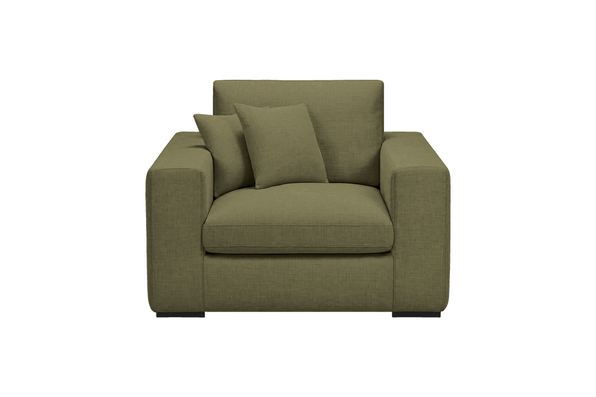 Rhodes Armchair in Mosquito Sycamore