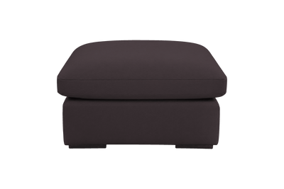 Rhodes Footstool in Dante Charcoal