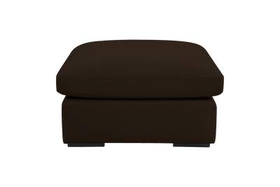 Rhodes Footstool in Marfa Charcoal