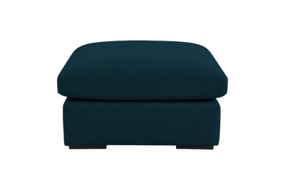 Rhodes Footstool in Roni Deep Lake