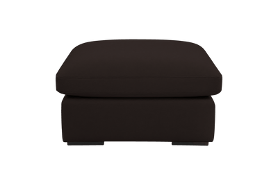 Rhodes Footstool in Dante Ebony