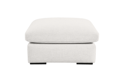 Rhodes Footstool in Mosquito Foam