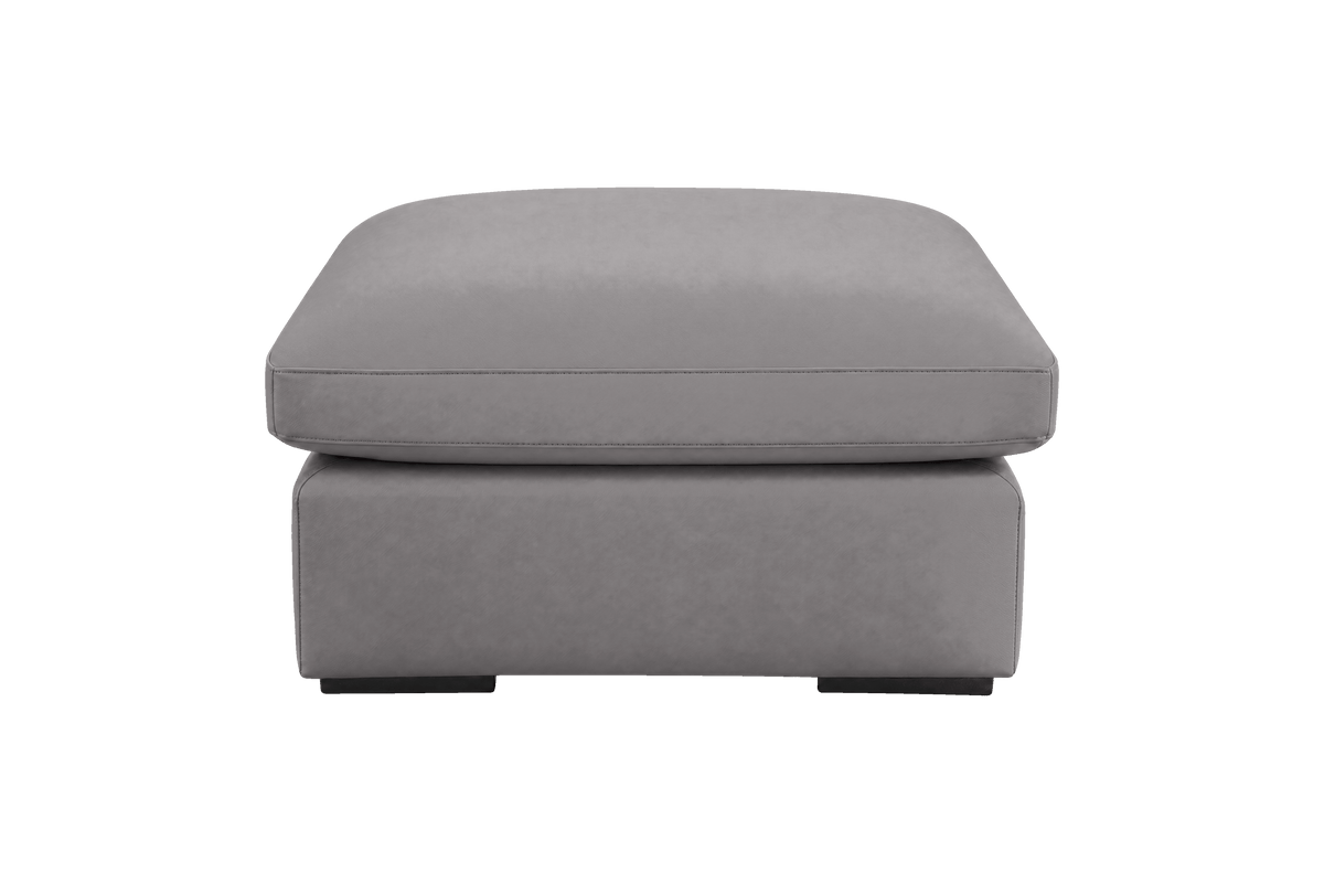 Rhodes Footstool in Dante Meteor