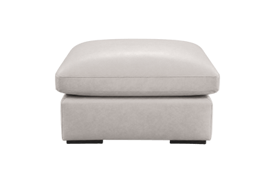Rhodes Footstool in Momo Milky